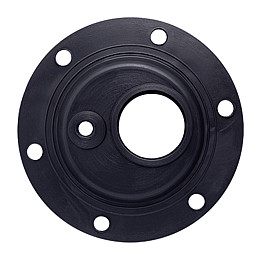 Прокладка SHS на 6 болтів зі зміщенням під фланець Чорний ФЛ-03