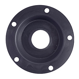 Прокладка SHS резинова під фланець на 5 болтів Чорна