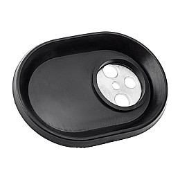 Фланець MTS SHS з прокладкою 11.5х8.4 см Чорно-сріблястий