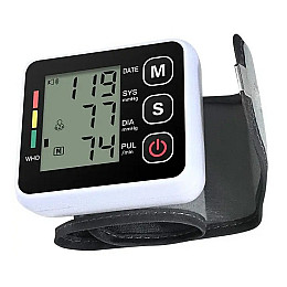 Тонометр автоматичний для зап’ястя RIAS BP-502 Біло-чорний (3_06877)