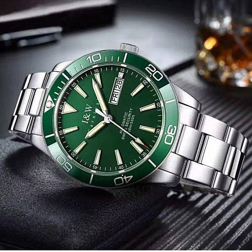 Наручні годинники чоловічі Carnival Diver 10 Bar Сріблястий (2626095979)