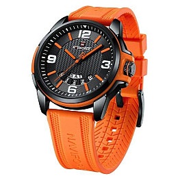 Наручные часы мужские NaviForce Young Orange Черный (2626143813)
