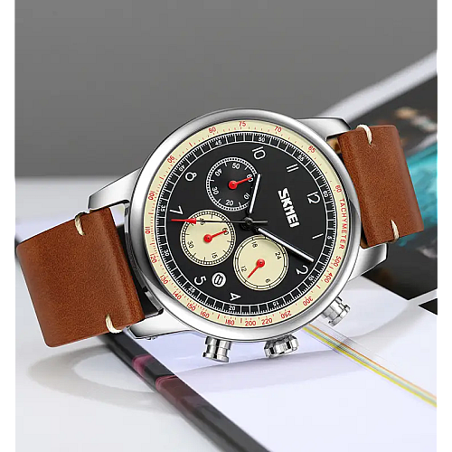 Наручні годинники Skmei 9318 Сріблястий (2635440096)