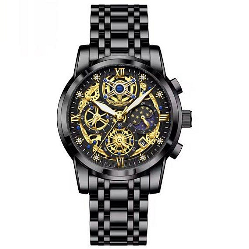 Наручні годинники чоловічі Poedagar Botan Чорний (2641201849)