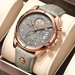 Наручні годинники чоловічі Poedagar Earth Золотистий (2641218734)