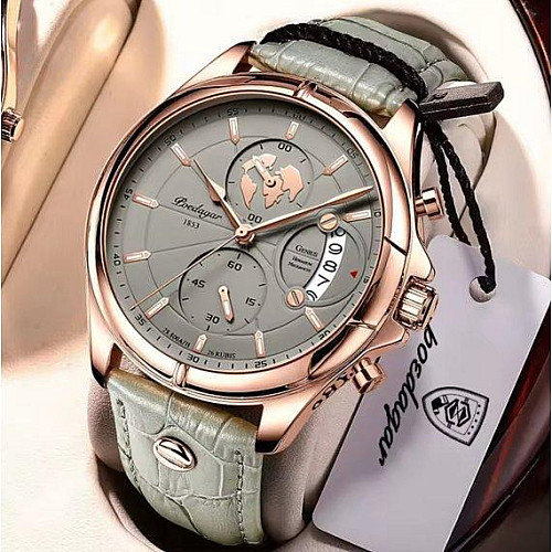 Наручні годинники чоловічі Poedagar Earth Золотистий (2641218734)