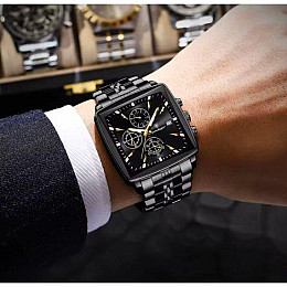 Наручні годинники чоловічі Poedagar Parus Чорний (2641288741)