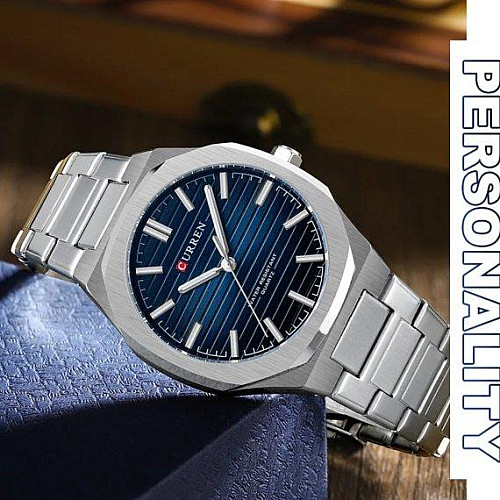 Наручні годинники чоловічі Curren Lester Сріблястий (2656421266)