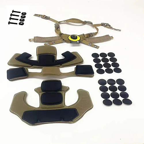 Обвіс для шолома GoPro FAST підвісна система та захисні подушки і бічні рейки ARC і шрауд Койот (2661194589)