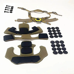 Обвіс для шолома GoPro MICH підвісна система та захисні подушки і бічні рейки ARC та шрауд Койот (2661266386)