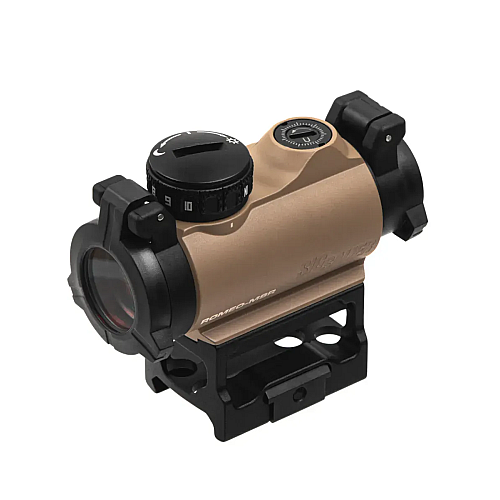 Приціл колліматорний Sig Sauer Optics Romeo MSR 1x20мм 2 MOA Red Dot FDE Коричневий (2661960023)
