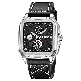 Наручні годинники чоловічі Skmei 9330 Сріблястий (2686530404)