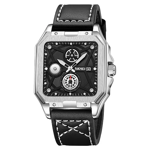 Наручні годинники чоловічі Skmei 9330 Сріблястий (2686530404)