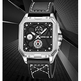 Наручні годинники чоловічі Skmei 9330 Сріблястий (2686530404)