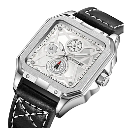 Наручні годинники чоловічі Skmei 9330 Сріблястий (2686530405)