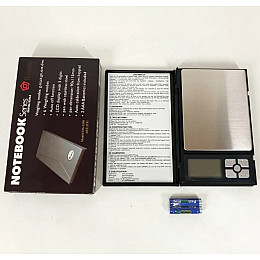 Портативные ювелирные весы Notebook Series 0.01-500 г Черный (2104618655)