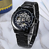 Наручні годинники чоловічі Winner Fractal Чорний (3574)
