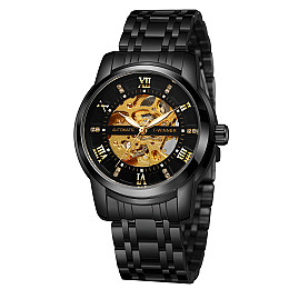 Наручні годинники чоловічі Winner Triumph Чорний (3575)