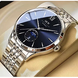 Наручні годинники чоловічі Carnival New York Сріблястий (3577)