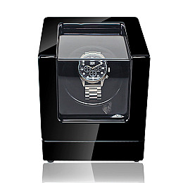 Шкатулка для автопідзаводу механічних годинників Clockhouse 24x24x21 см Чорний (IBW915B)