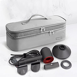 Сумка-чехол для зберігання фена BUBM Dyson Supersonic 40x15x14 см Сірий (IBH062S)