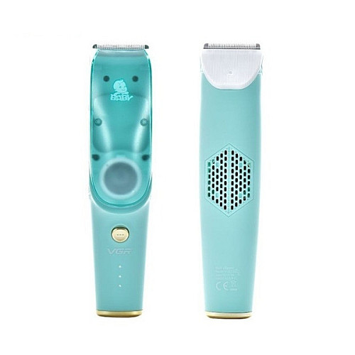 Машинка для стрижки детей VGR V-151 3 насадки Бирюзовый (2710088300)