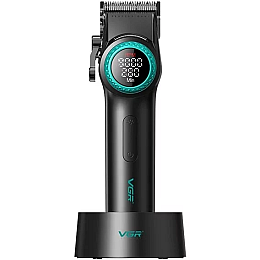 Машинка для стрижки VGR V-001 GGB 10 насадок 4600 mAh LED Чорний (2747631896)