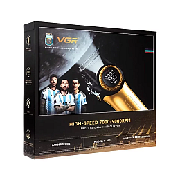 Машинка для стрижки VGR V-001 GGB 10 насадок 4600 mAh LED Золотистий (2747642956)