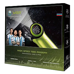 Машинка для стрижки VGR V-001 GGB 10 насадок 4600 mAh LED Салатовий (2747642957)