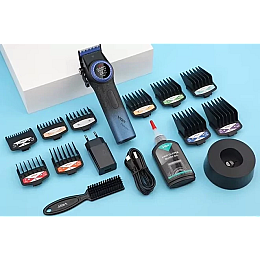 Машинка для стрижки VGR V-001 LED 4600 mAh 10 насадок Blue (2747658218)