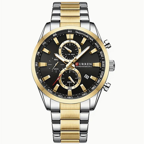 Наручні годинники чоловічі Curren Terra Сріблястий (3580)