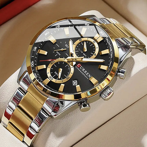 Наручні годинники чоловічі Curren Terra Сріблястий (3580)