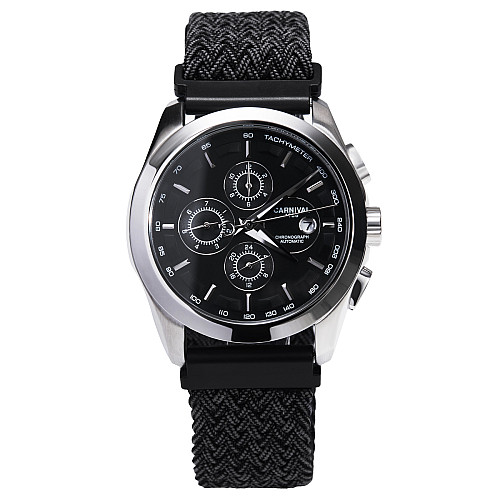 Наручні годинники чоловічі Carnival Genius Magnetic Grey 2 ремінця Сріблястий (3591)