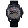 Наручні годинники чоловічі Curren Monreal Armor Black 2 ремінці Чорний (3598)