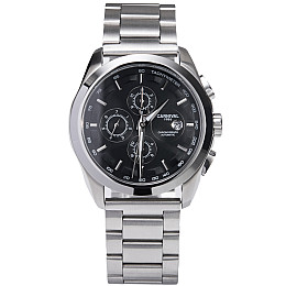 Наручні годинники чоловічі Carnival Genius Prime Silver 2 ремінці Сріблястий (3599)