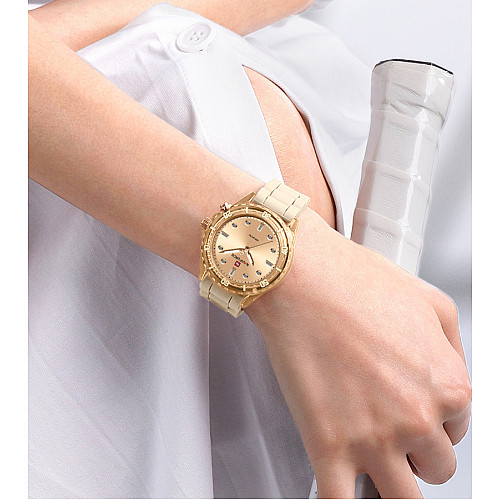 Наручные часы женские NaviForce Evelin 5 Bar Золотистый (3603)