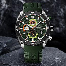 Наручные часы мужские NaviForce Faster Серебристый (3604)