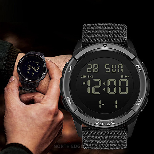 Наручні годинники чоловічі North Edge Terrax Black Чорний (3609)