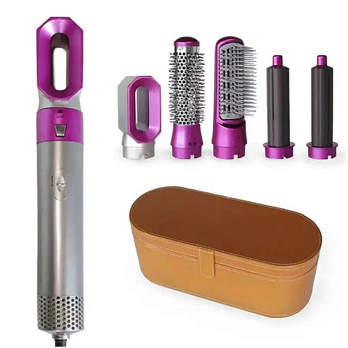 Фен-мультистайлер для укладки волос No Brand Hot AIR Styler Розовый (1771627973)