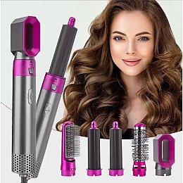 Фен-мультистайлер для укладки волос No Brand Hot AIR Styler Розовый (1771627973)