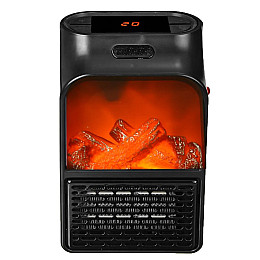 Камін-обігрівач Flame Heater 900 Вт Чорний (2104618714)