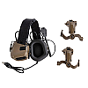 Наушники тактичні з кріпленням WoSporT HD-19 Gen 5 Койот (2771972712)