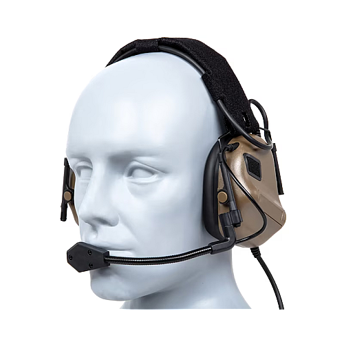 Наушники тактичні з кріпленням WoSporT HD-19 Gen 5 Койот (2771972712)