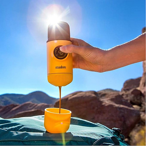 Еспресо-кавоварка Wacaco Nanopresso 80 мл Жовтий (2772169432)