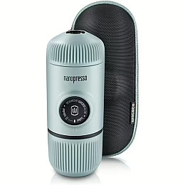 Еспресо-кавоварка Wacaco Nanopresso 18 бар 80 мл Чорно-бірюзова (2772991931)