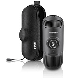 Еспресо-кавоварка Wacaco Nanopresso 18 бар 80 мл Чорно-сірий (2773034300)