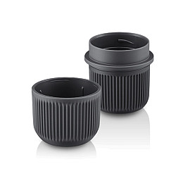 Еспресо-кавоварка Wacaco Nanopresso 18 бар 80 мл Чорно-сірий (2773034300)