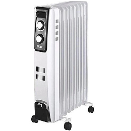 Обогреватель масляный Dsp KD3021 2000Вт 25 м2 Белый (2782755233)