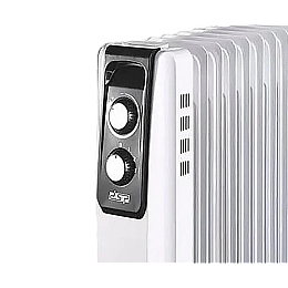 Обогреватель масляный Dsp KD3021 2000Вт 25 м2 Белый (2782755233)