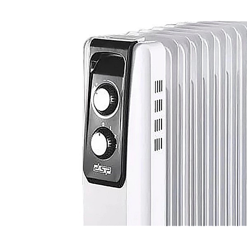 Обогреватель масляный Dsp KD3021 2000Вт 25 м2 Белый (2782755233)